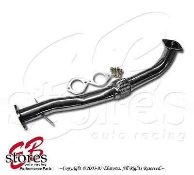 Stainless steel downpipe mit evo evolution 8 viii 03 04