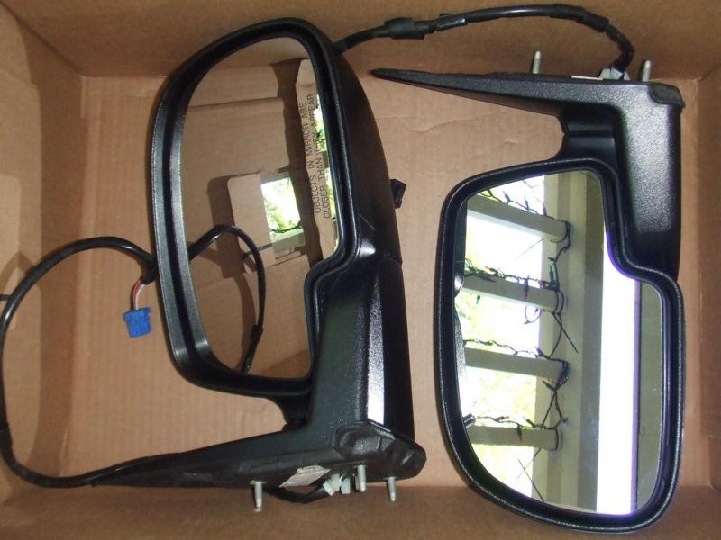 2005-2007 oem chevy/gmc left,ride side power view mirrors w/o signal or heat 