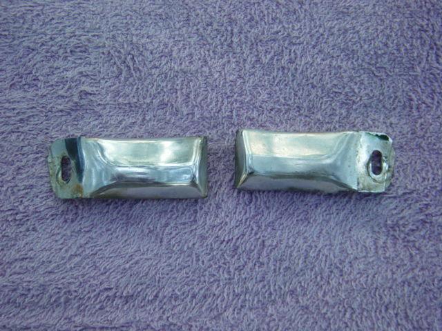 1966 ford fairlane 500 xl gt hood end cap moldings left & right 1967 66 67