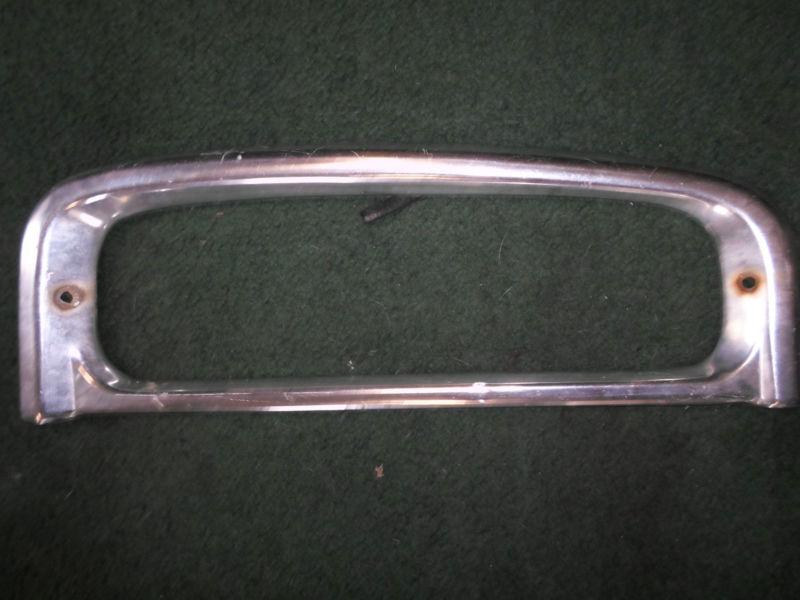 1973-1979 ford truck chrome rear tail light trim ring - passenger side