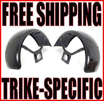 Paughco 8.5" wide rear bolt-on trike fender fenders kit dna axle harley touring