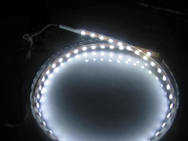 10x super bright 45cm 45 leds smd car flexible led eyebrow strip light white