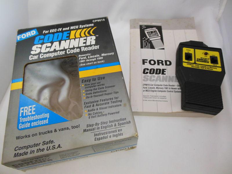 Ford 81-93 actron code reader diagnostic check engine light scan tool cp9015