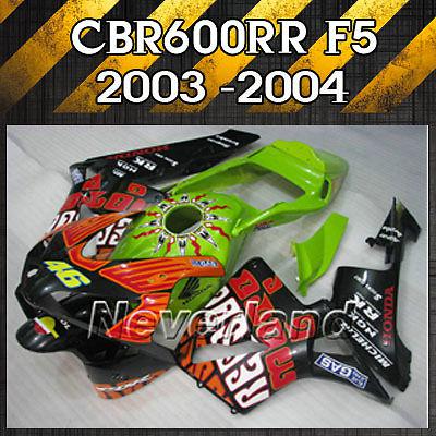 Fairing kit for 03-04 honda cbr 600 rr f5 2003-2004 cbr600rr injection abs #gr&b