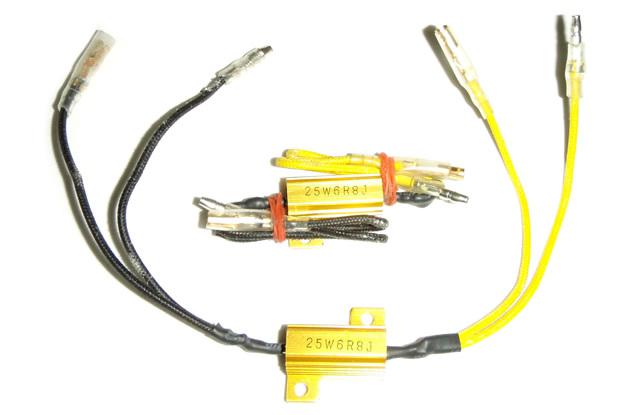Led bulb load resistors fix for kawasaki ninja zxr zx 1000 10r 12r 14r