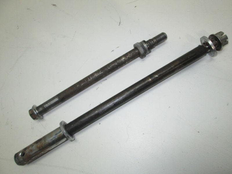 Yamaha 1985 xv1000 xv 1000 virago front & rear wheel axles