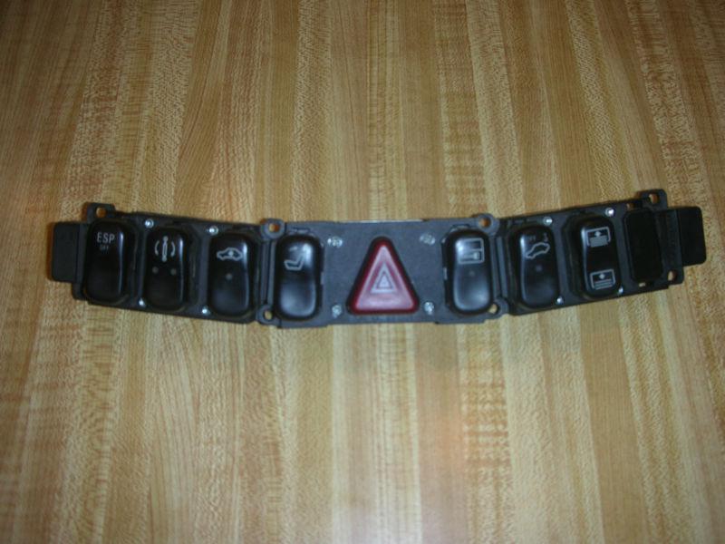 2001 mercedes s430 w220 center console switch set