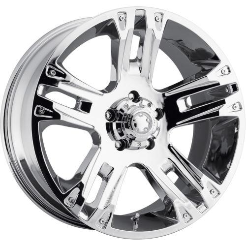 17x8 chrome ultra maverick (235) wheels 5x5 +10 gmc c-1500 pickup safari