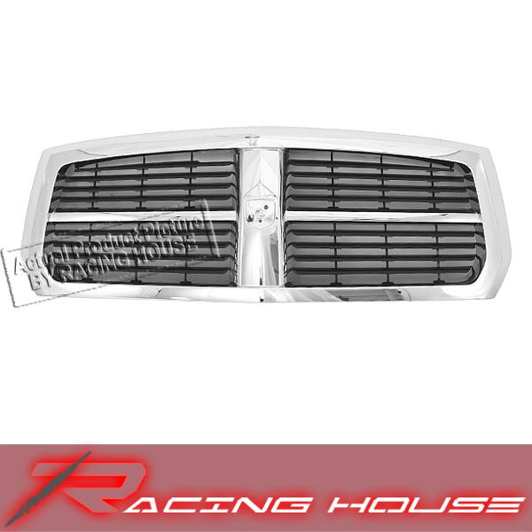 05-07 dodge dakota chrome frame black insert front grille grill replacement