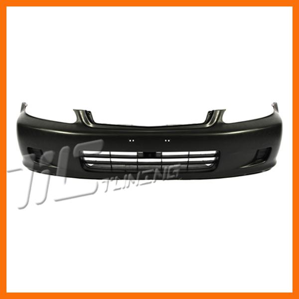 Front bumper raw black facial cover fascia plastic wo primed 99-00 honda civic