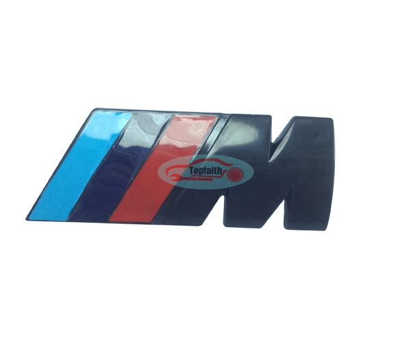 Blue red black metal rear badge emblem sticker decal fit  m5 m3 m6 ///m3 e90 e92