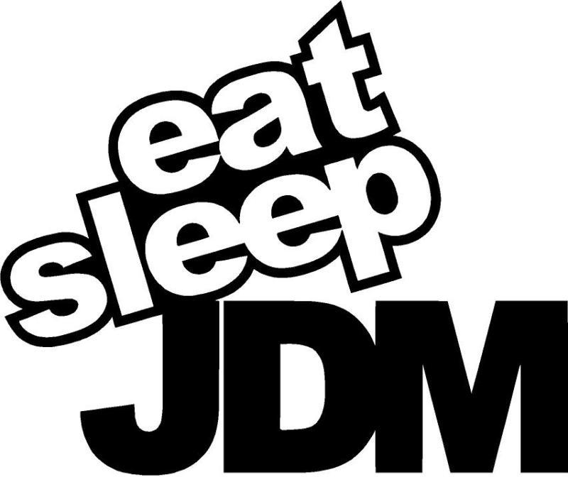 Eat sleep jdm sticker decal 