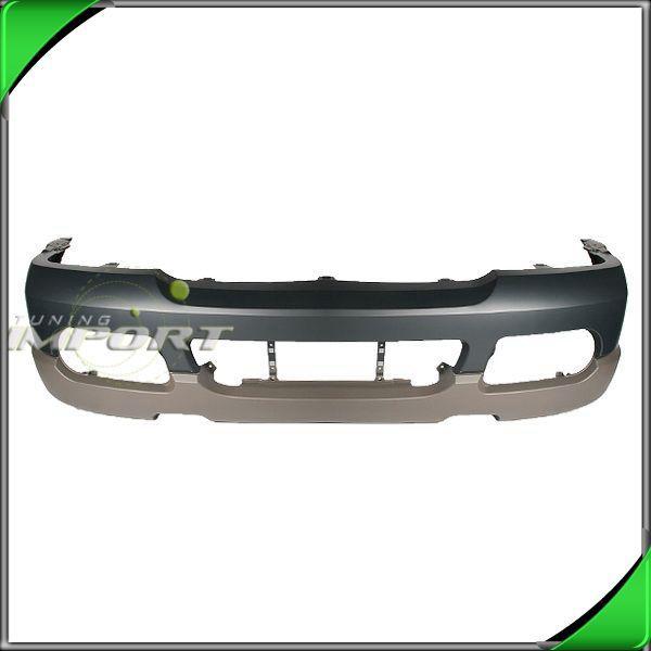 02-05 explorer xlt front bumper cover replacement raw black plastic non-primed