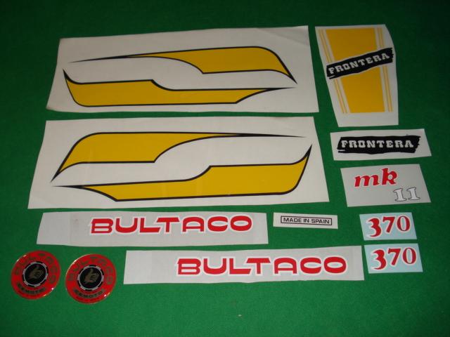 Adhesive  bultaco frontera 370cc mk 11