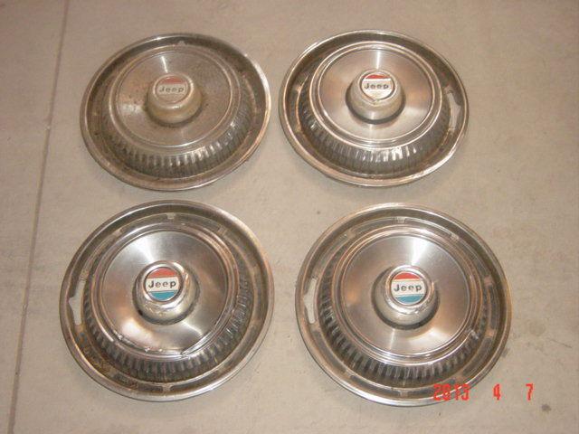 Amc jeep factory hupcap set of four