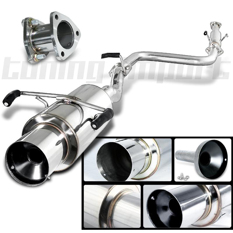 Honda prelude n1 catback exhaust muffler vtec dohc sliencer 2.2l jdm bb6 h22a4