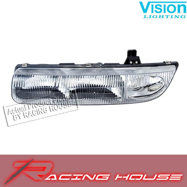 Driver side l/h headlight lamp halogen unit 96-99 saturn sl sl1 sl2 sw1 sw2