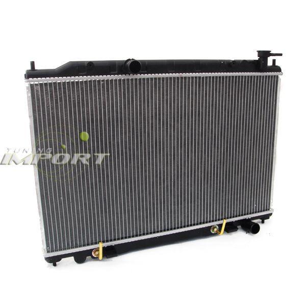 03 04 05 06 nissan murano 3.5l vq35de a/t aluminum core radiator v6 assembly