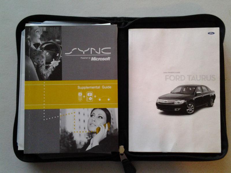 2009  ford taurus owner's manual