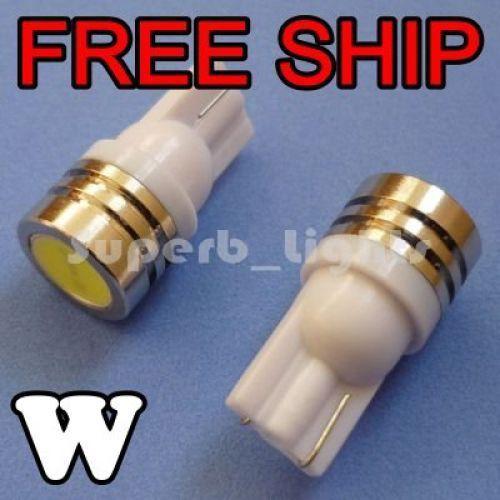 4x 194 168 1w white high power led vehicle lights bulb