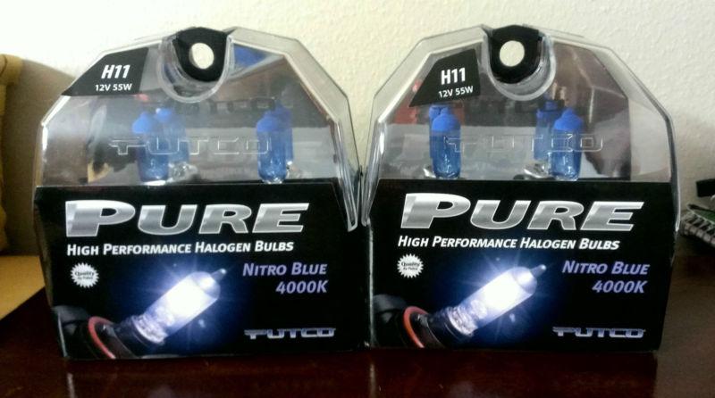 Putco h11 4000k nitro blue (two pairs)