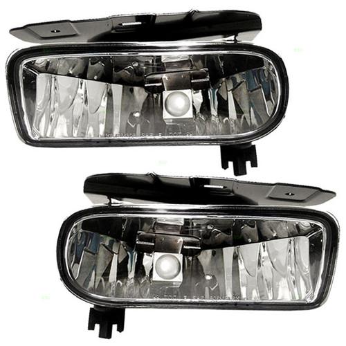 New pair set fog light lamp lens housing assembly dot cadillac escalade ext esv