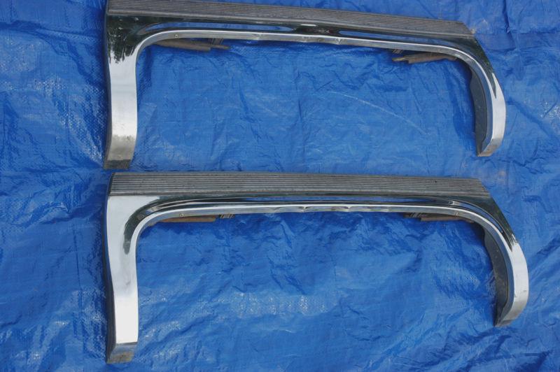 1993-1996 cadillac fleetwood brougham rwd fender skirt trim rocker moulding set