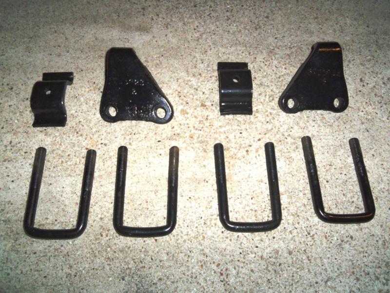 55 56 57 58 59 chevy chevrolet gmc truck pickup lower shock mount bracket set