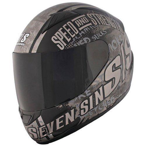 Speed & strength ss1500 seven sins helmet black x-large