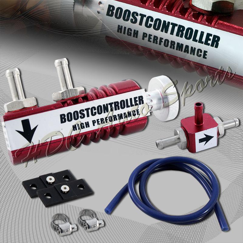 Universal adjustable red manual turbo boost bypass 1-30 psi controller kit