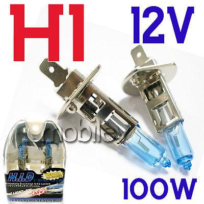 H1 100w 12v hid p14.5s lamp bulb light xenon white audi