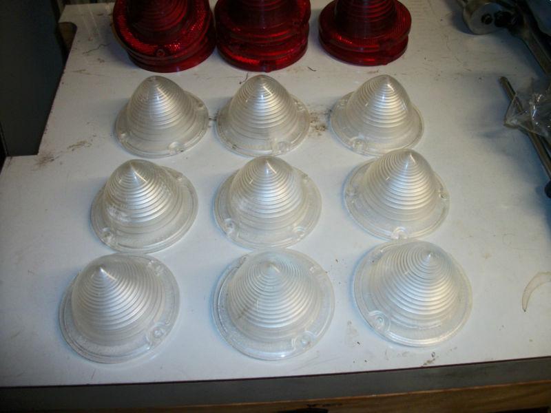 1958 chevy clear back up lenses. very good used condition. nine total.