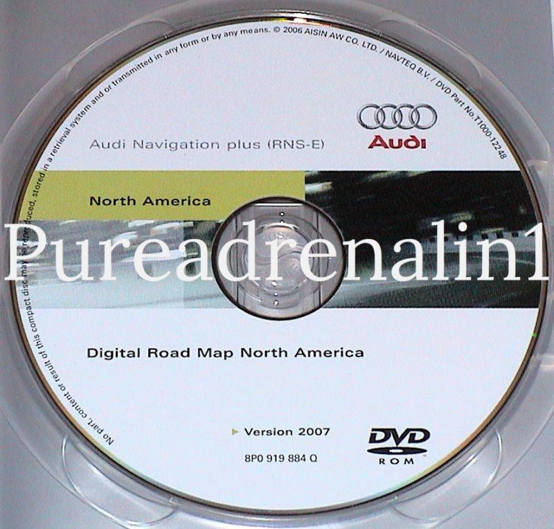 2005 2006 2007 2008 audi a3 a4 s4 rs4 quattro avant rns-e navigation map cd dvd 