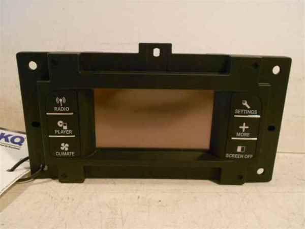 2011 charger a/c radio player information screen oem