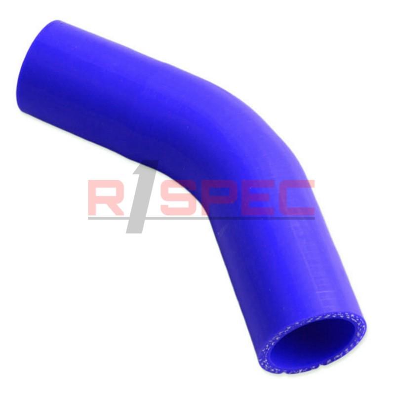 Universal blue 1.5'' 3 ply 45 degree silicone hose coupler 38mm intercooler bl