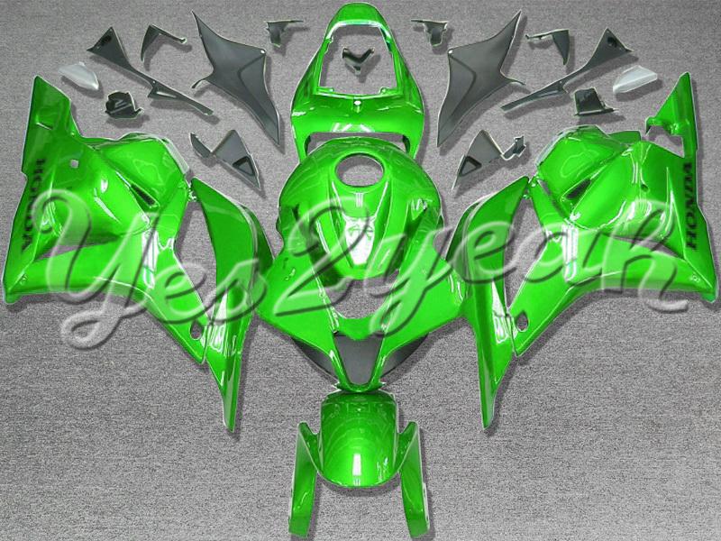 Injection molded fit cbr600rr 2009 2010 2011 2012 green black fairing zh803