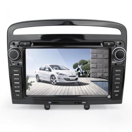 7&#034; car gps navigation in-dash stereo system radio dvd bt tv rds for peugeot 408