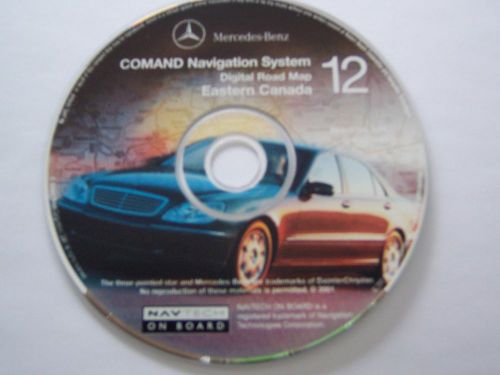 01 02 2003 mercedes benz c - class navigation cd disk 12 eastern canada