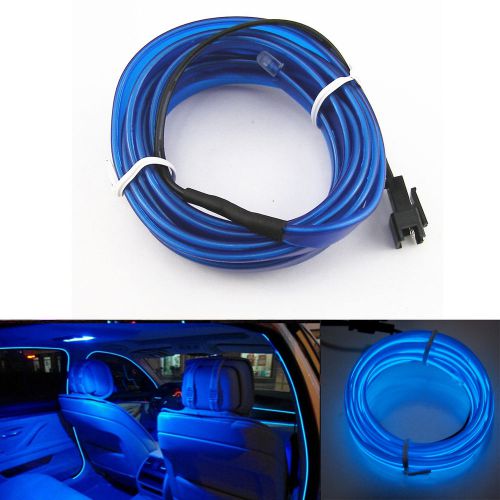 Blue panel gap interior trim light cold el neon lamp atmosphere glow oled strip