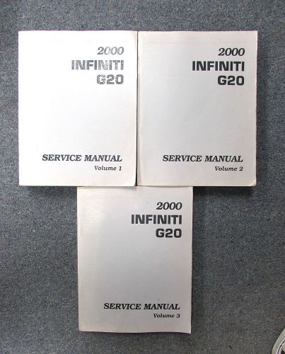 2000 infiniti g20 service repair manual set