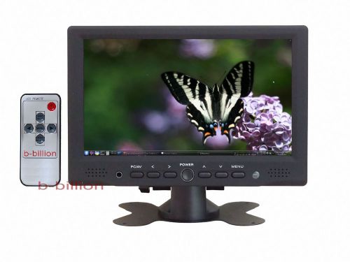 7&#034; car pc surveillance lcd display hdmi hd 1080 rca av vga tft led monitor ua