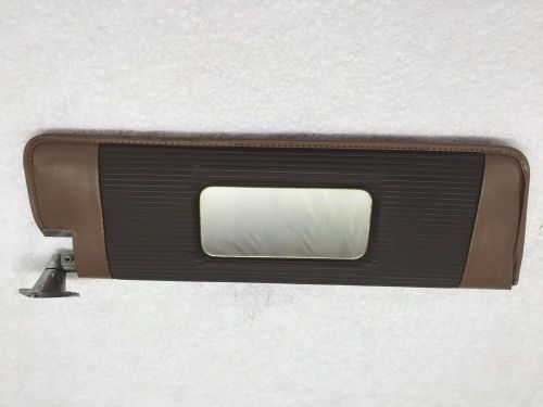 1958 lincoln brown padded sun visor - passenger side