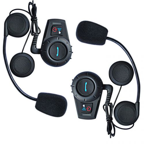 2set 500m fdc bluetooth wireless motorcycle helmet intercom intercom headset kit