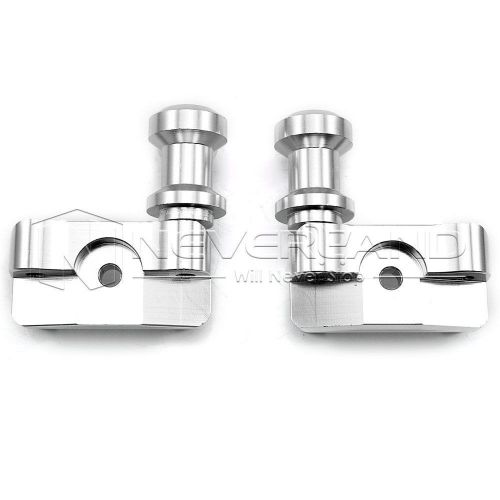 Silver motorcycle cnc swingarm spool adapters mounts fit honda cbr250r cbr300r n