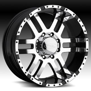 American eagle style 079 wheels rims, 18x9", 6x5.5", superfinish/black, usa