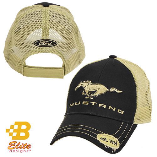 Ford mustang hat est. 1964 retro look &amp; summer cruise ready gear headz products