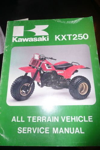 1984 kawasaki kxt250 atv shop service repair manual oem