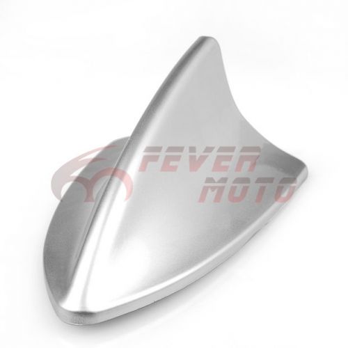 1pcs car shark fin roof top decor dummy antenna aerial grey for toyota camry fm