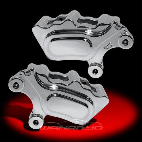 Gma engineering by bdl 4-piston front brake calipers caliper fr dd08-12 fl chr