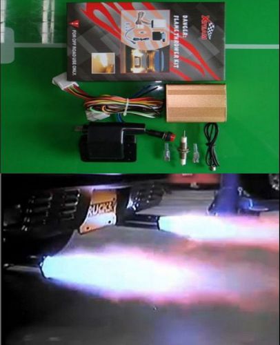 Exhaust flame thrower fire burner afterburner kit fit for all car